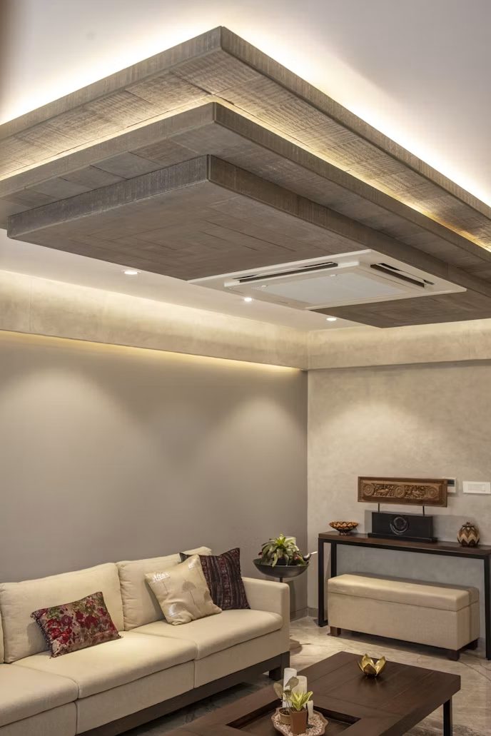 False ceiling and lighting