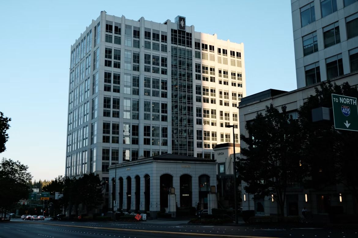 Modern commercial office building