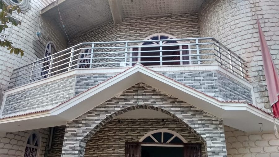 House balcony railing